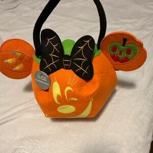 Halloween Minnie Mouse Pumpkin Trick-or-Treat Bag